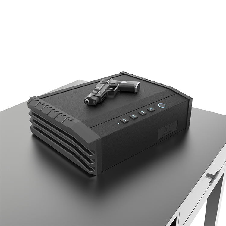 PS0110 Top-Entry 2 Guns Biometric Pistol Safe