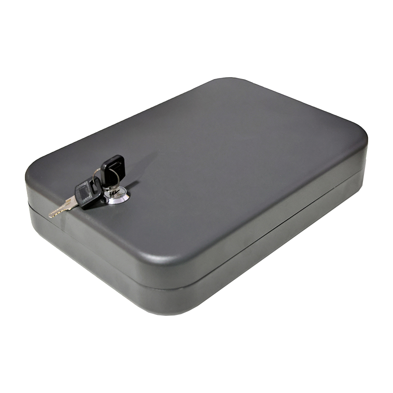 LB013K Lock Box with Key Lock for Full-Size Pistol