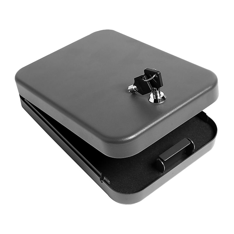 LB012K Lock Box with Key Lock for Compact Pistol